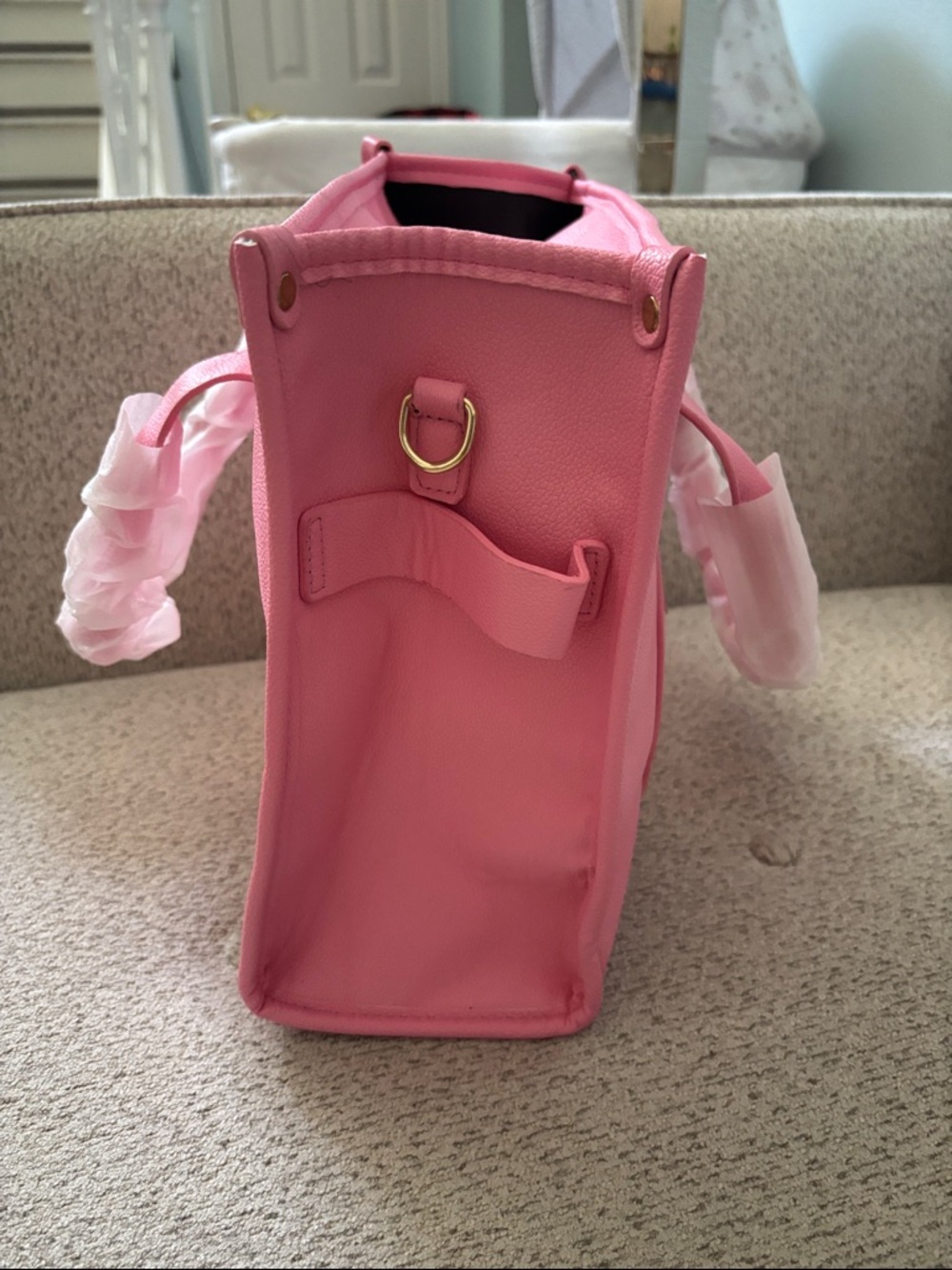*FASHION ~Tote Bag in Pink - Picture 6 of 9